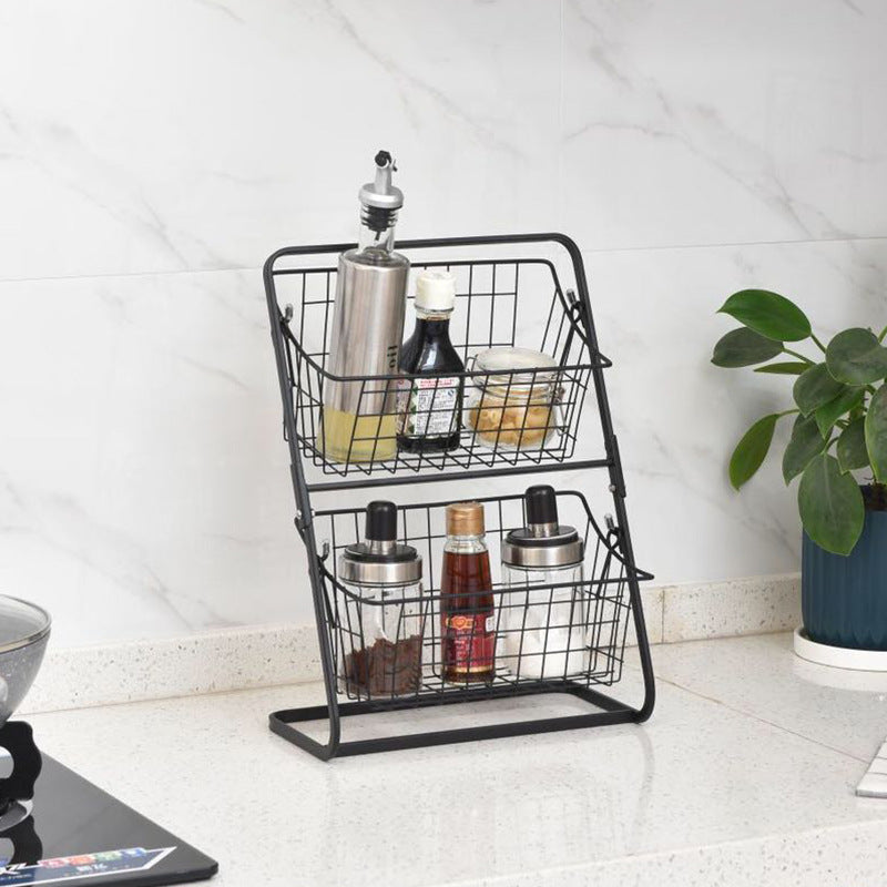 Two-Tier Kitchen Counter Storage Rack