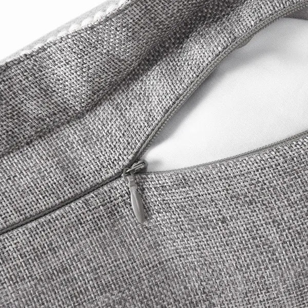 2-Piece Retro Linen-Trimmed Pillowcase Set