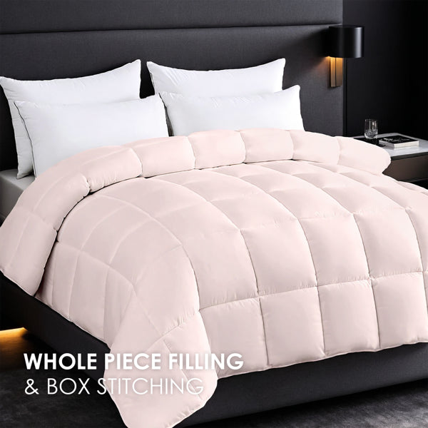 2-Pack Pink Oversized Duvet Inserts