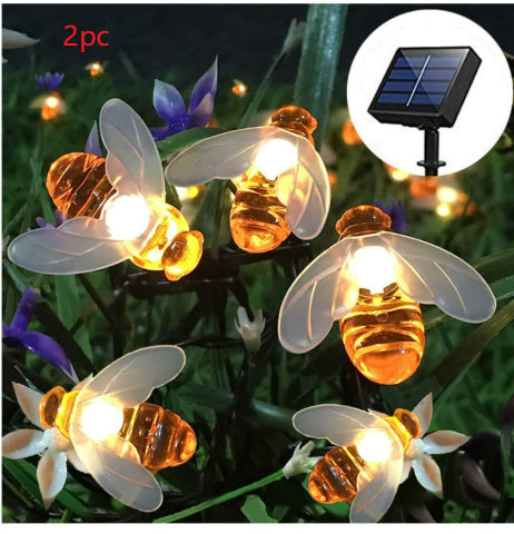 Bee-Shaped Decorative String Lights