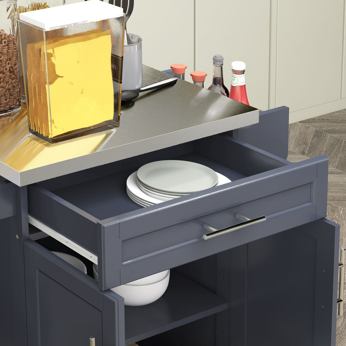 Kitchen Island on Wheels