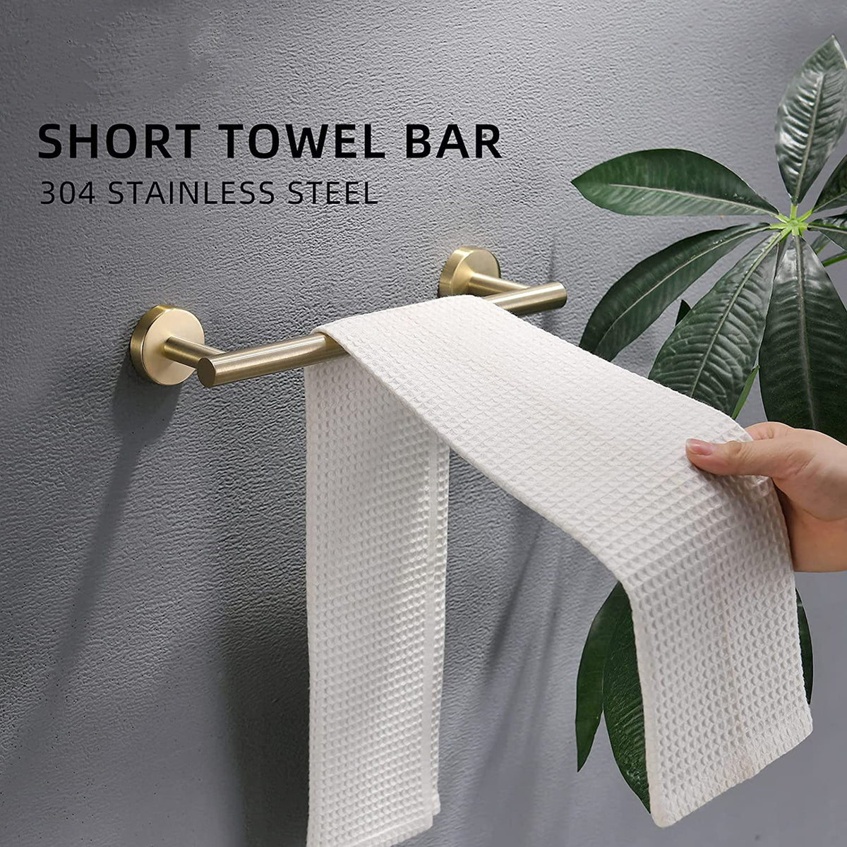 4-Piece Stainless Steel Bathroom Hardware Set
