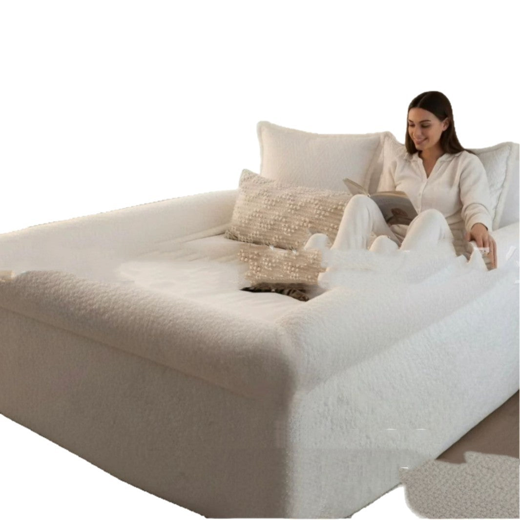 Solid-Color Chenille Bed Sheet