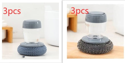 Soap-Dispensing Palm Brush and Refill Options