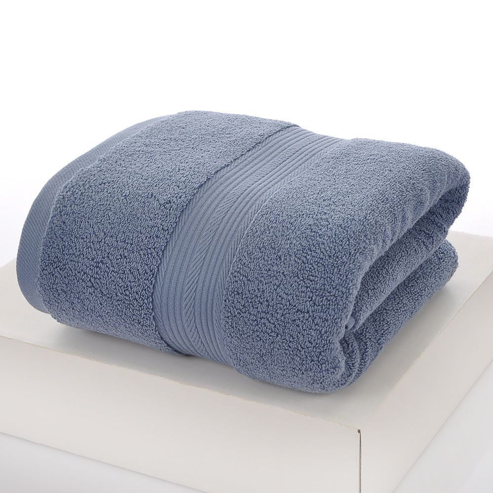 Plain Cotton Bath Towels
