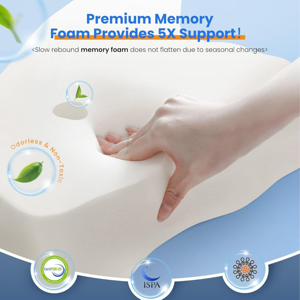 Butterfly-Shaped Memory Foam Neck Pillow