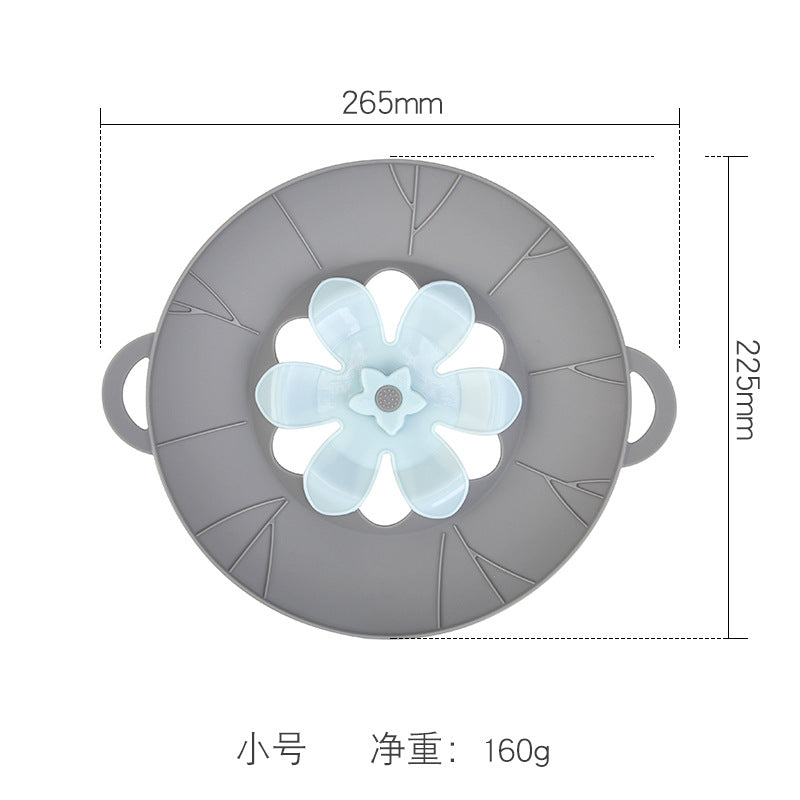Flower-Shaped Silicone Pot Spill Cover