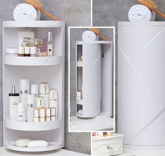 Wall-Hanging Triangle Corner Storage Shelf