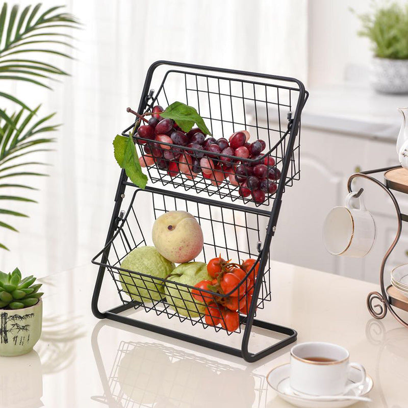 Two-Tier Kitchen Counter Storage Rack