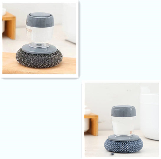 Soap-Dispensing Palm Brush and Refill Options