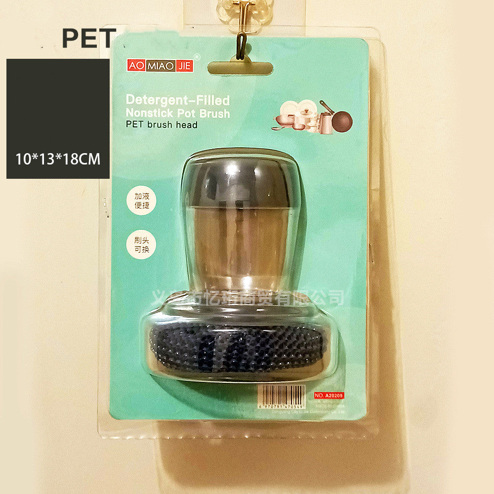 Soap-Dispensing Palm Brush and Refill Options