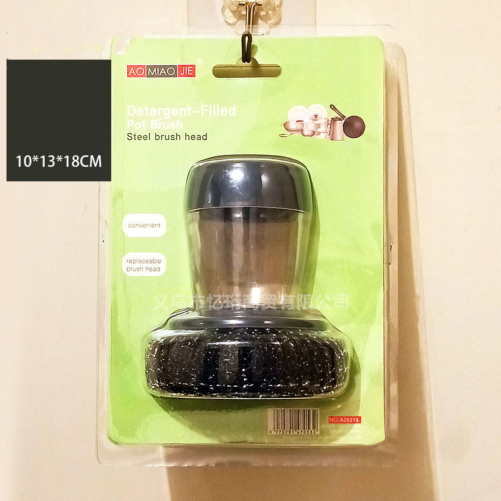 Soap-Dispensing Palm Brush and Refill Options