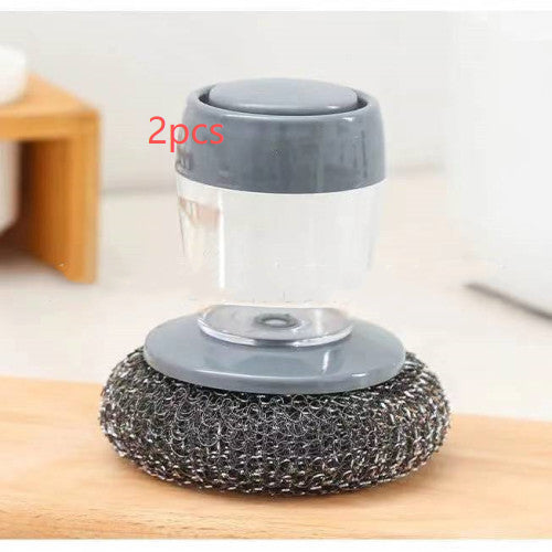 Soap-Dispensing Palm Brush and Refill Options
