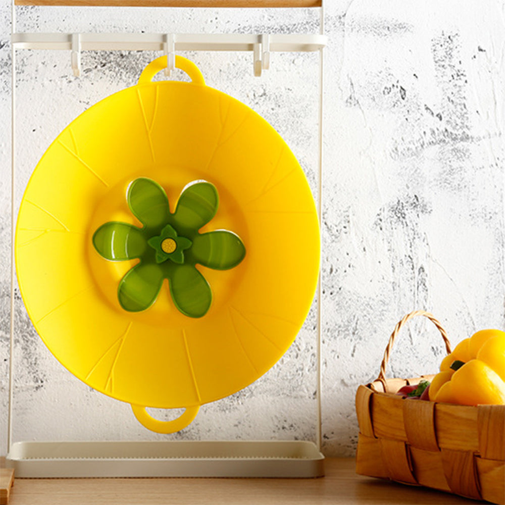 Flower-Shaped Silicone Pot Spill Cover