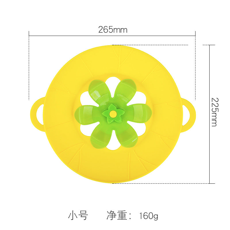 Flower-Shaped Silicone Pot Spill Cover