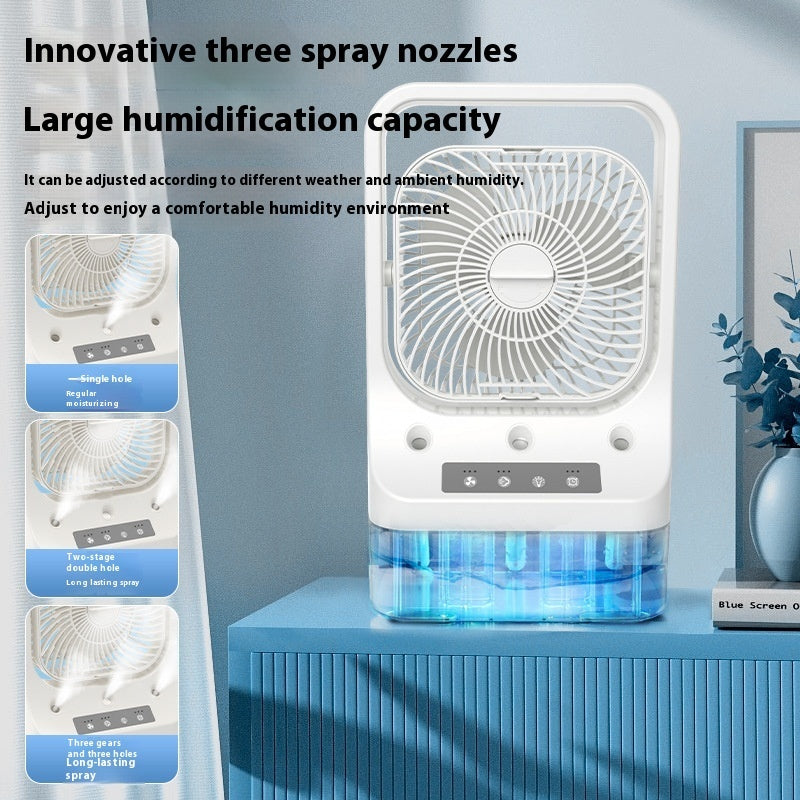 USB-Powered Water-Tank Air Cooler Fan