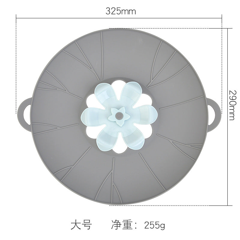 Flower-Shaped Silicone Pot Spill Cover
