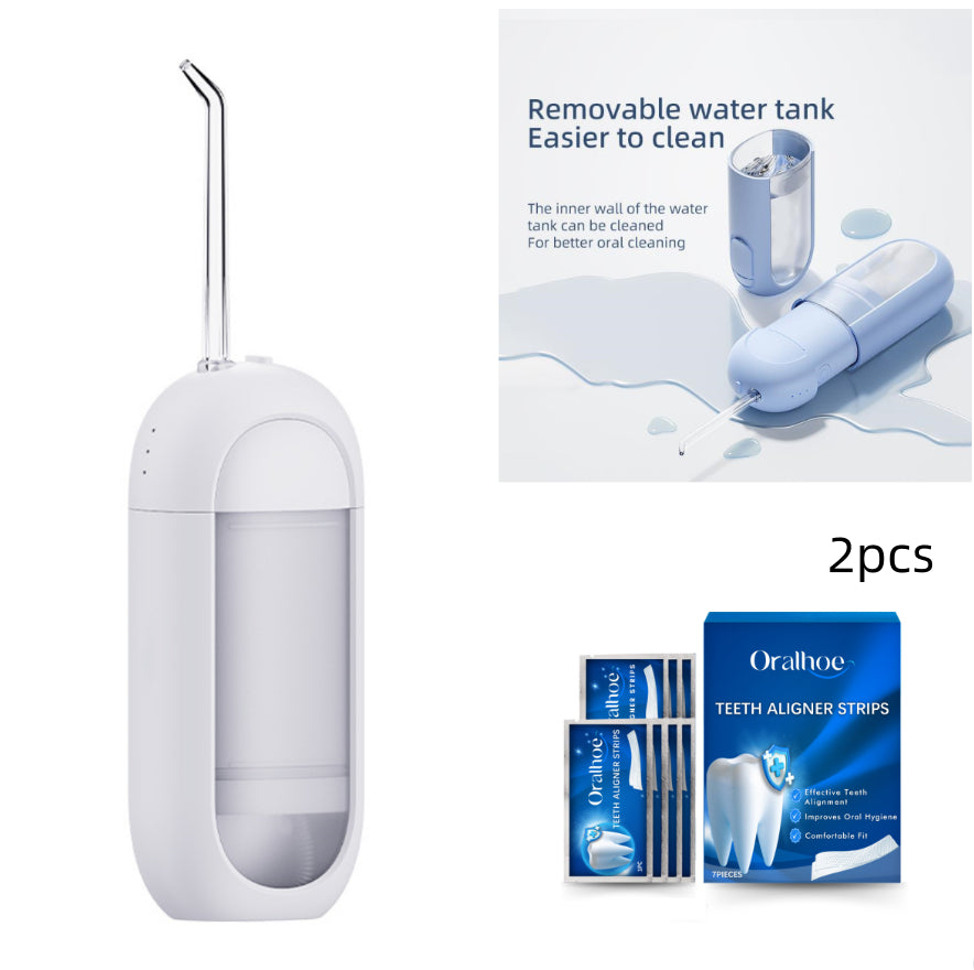 Portable Water Flosser with Retractable Tank