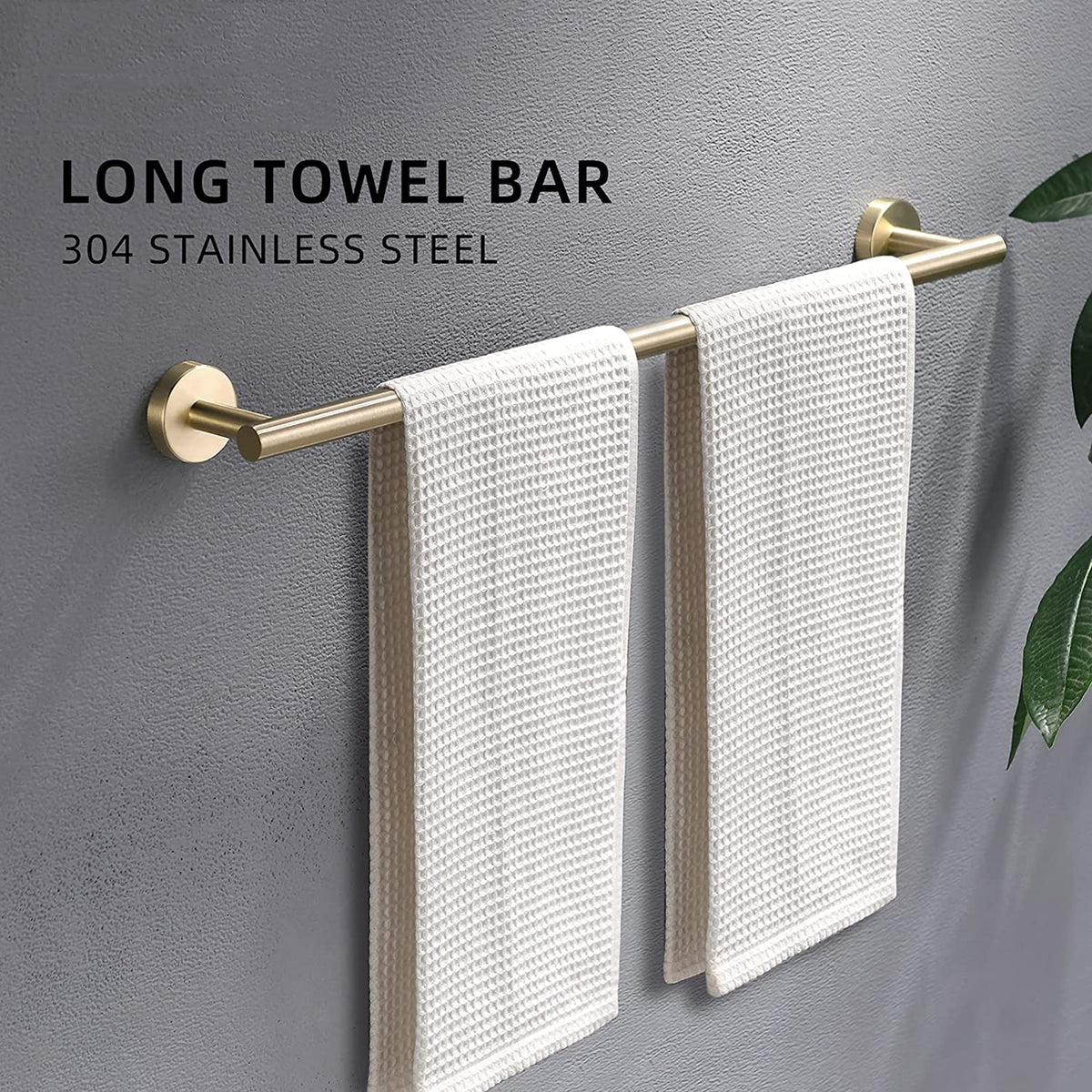 4-Piece Stainless Steel Bathroom Hardware Set