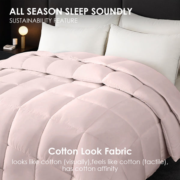 2-Pack Pink Oversized Duvet Inserts