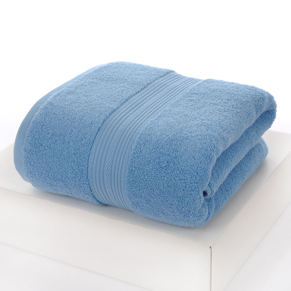 Plain Cotton Bath Towels