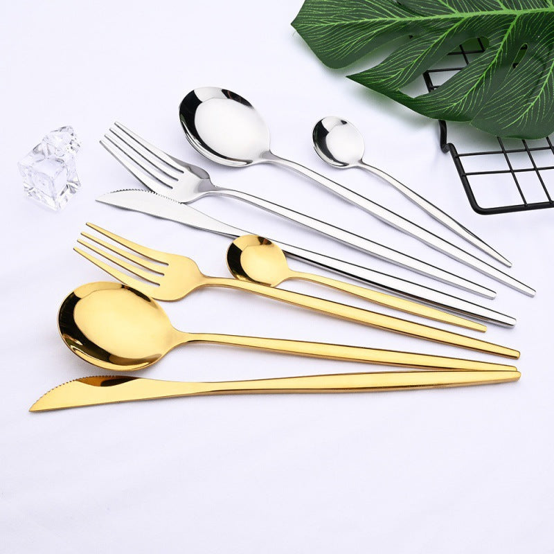 24-Piece Stainless Steel Cutlery Set