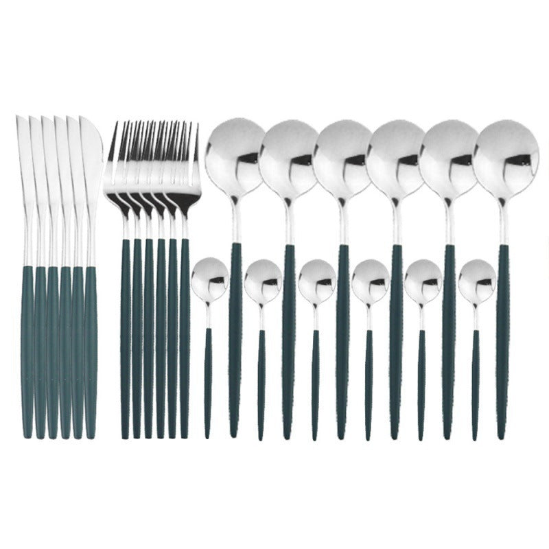 24-Piece Stainless Steel Cutlery Set