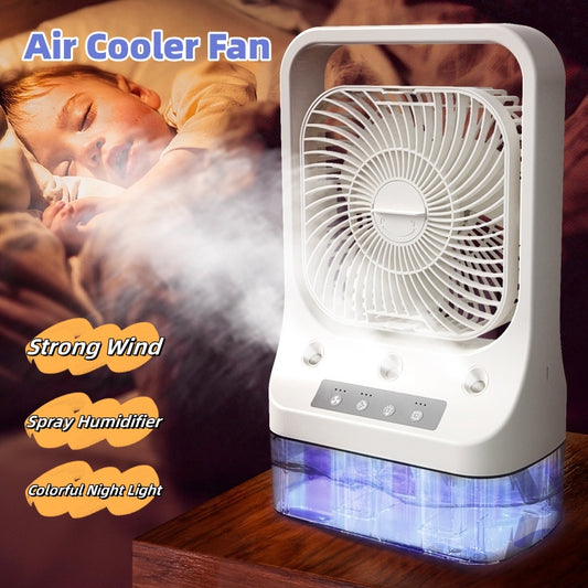 USB-Powered Water-Tank Air Cooler Fan