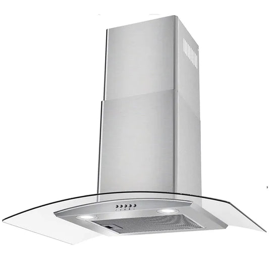 30-Inch Glass Wall-Mount Range Hood