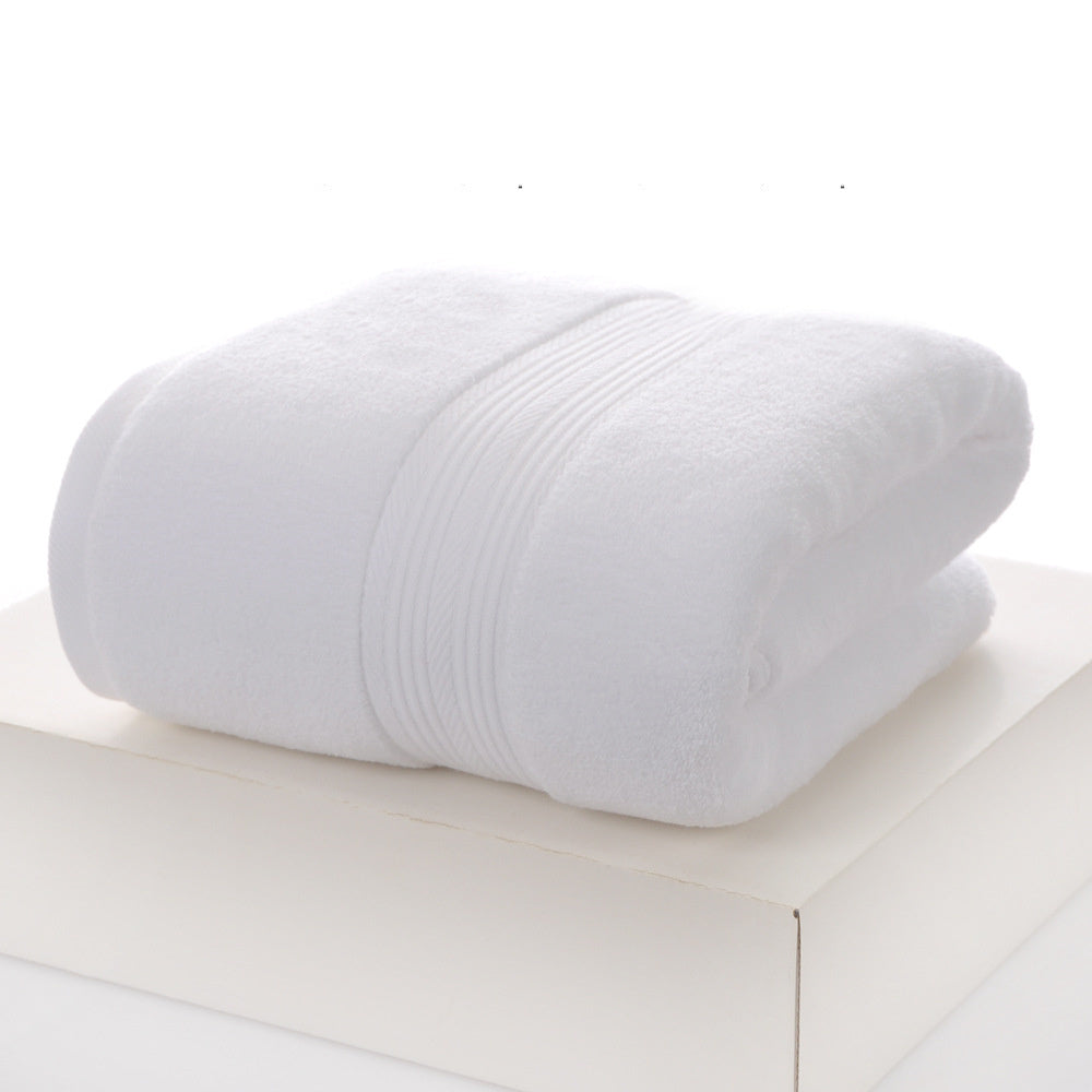 Solid-Color Cotton Bath Towel