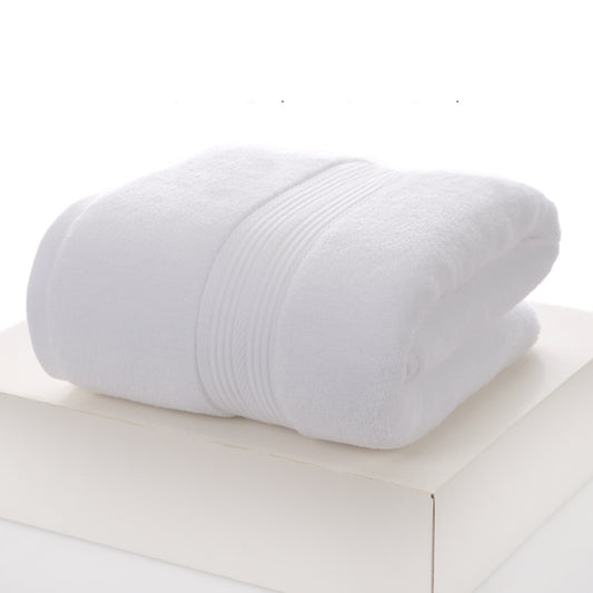 Solid-Color Cotton Bath Towel