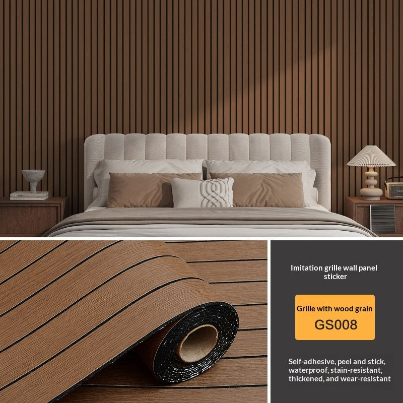 Self-Adhesive Grid Panel Wall Sticker
