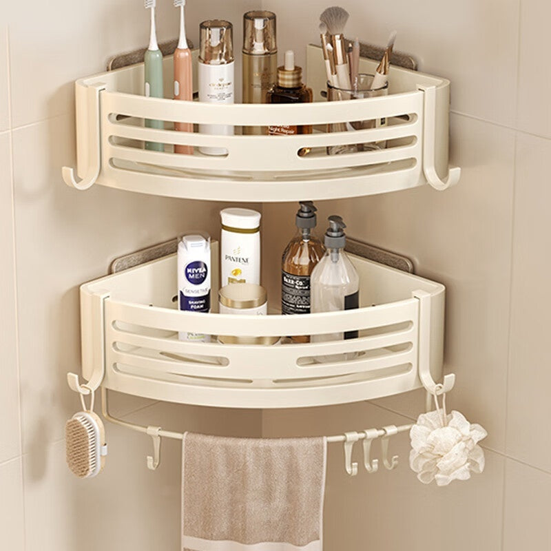 Raised Triangle Bathroom Storage Rack