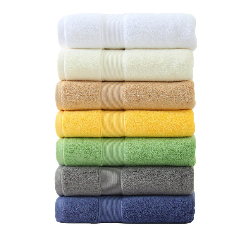 8-Piece Solid-Color Cotton Towel Set