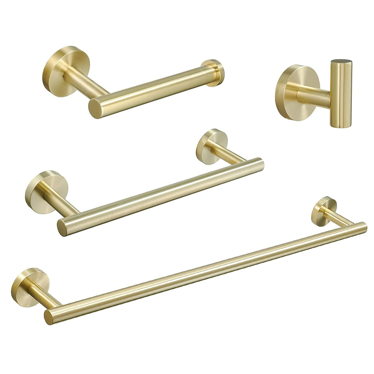 4-Piece Stainless Steel Bathroom Hardware Set