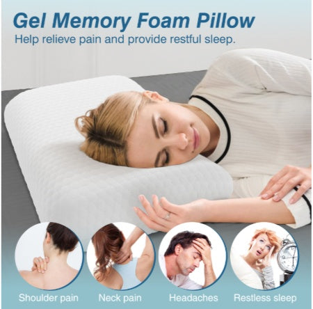 Memory Foam Pillow with Removable Cover