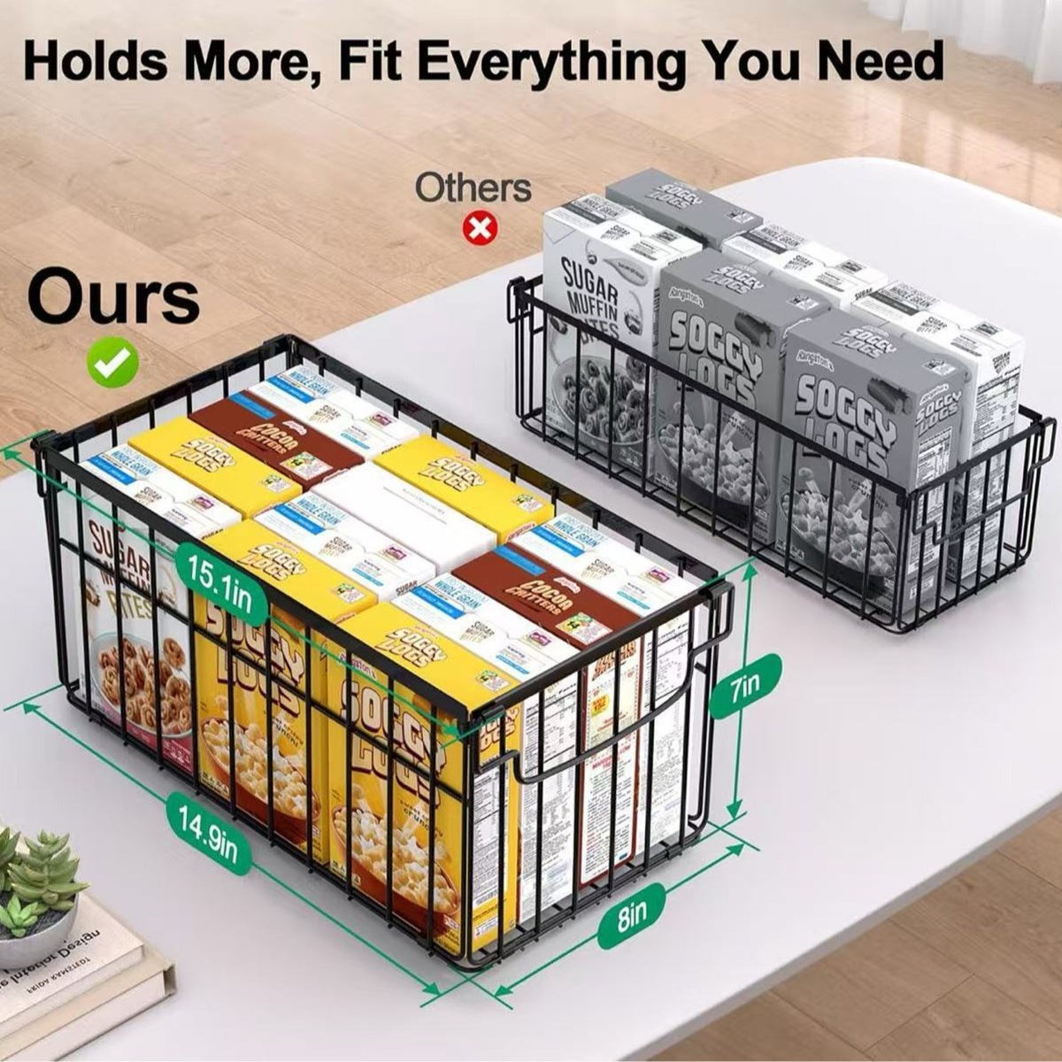 Freezer Basket Storage Rack