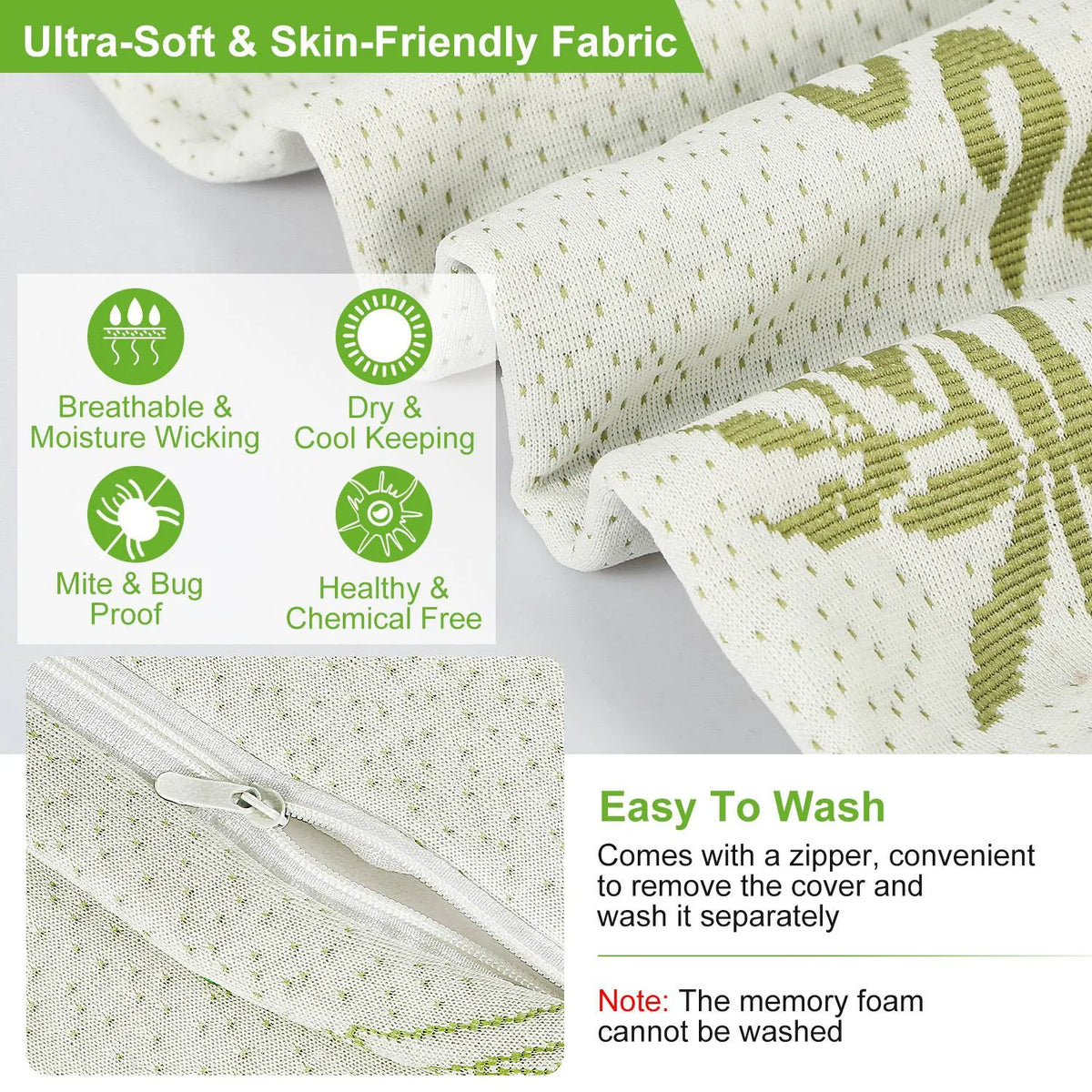 Contoured Cervical Neck Pillow for Side Sleepers