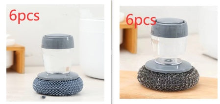 Soap-Dispensing Palm Brush and Refill Options