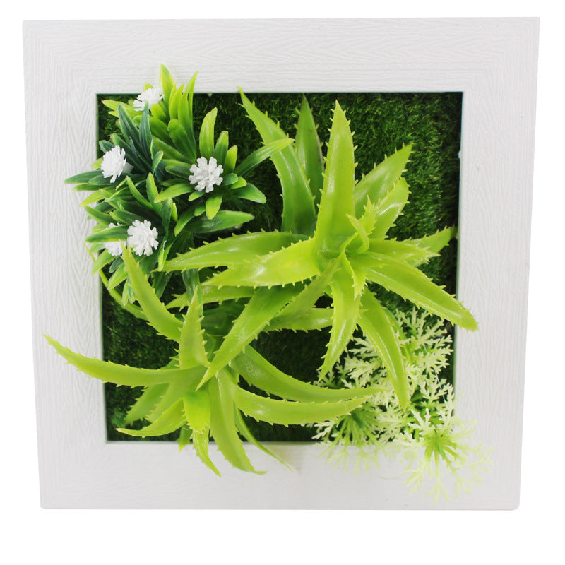 3D Artificial Succulent Flower Wall Hanging