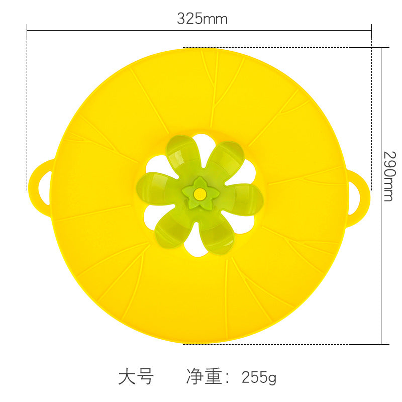Flower-Shaped Silicone Pot Spill Cover