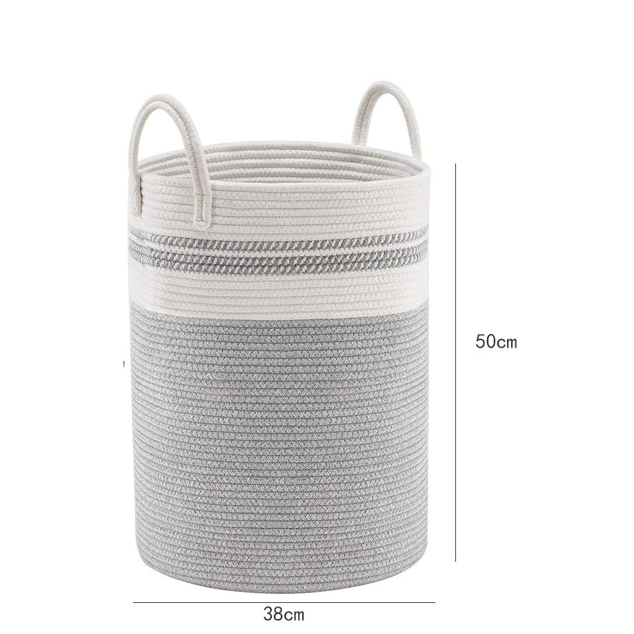 Cotton String Knitted Storage Basket