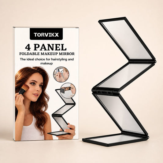 TORVIKX Four-Panel Folding Makeup Mirror