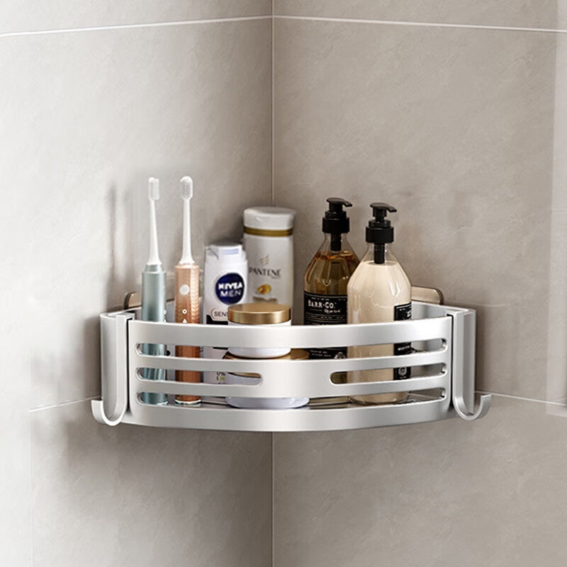 Raised Triangle Bathroom Storage Rack