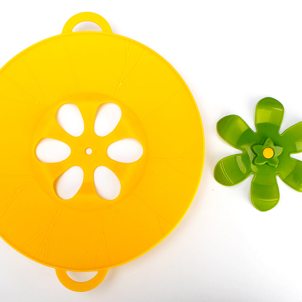 Flower-Shaped Silicone Pot Spill Cover