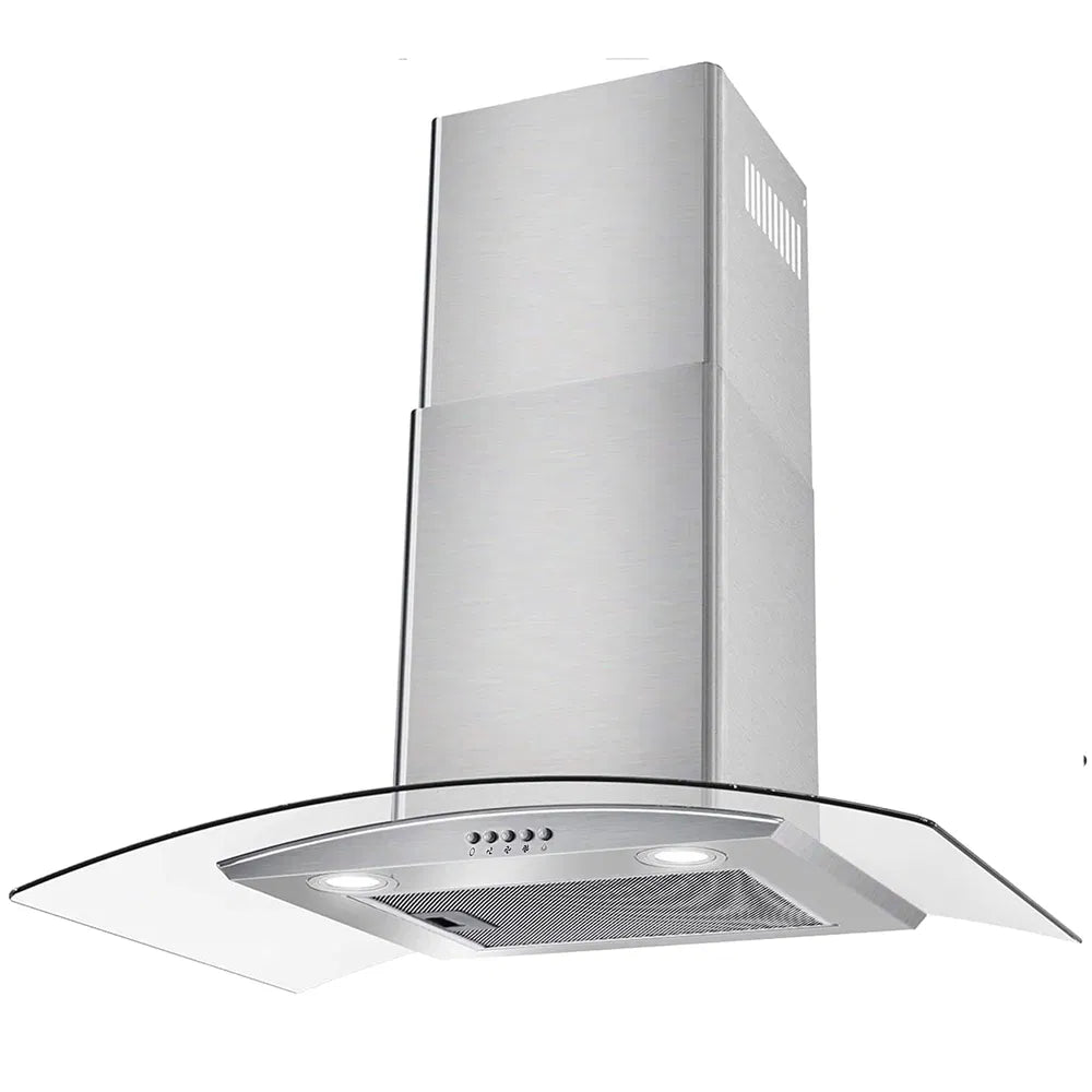 30-Inch Glass Wall-Mount Range Hood