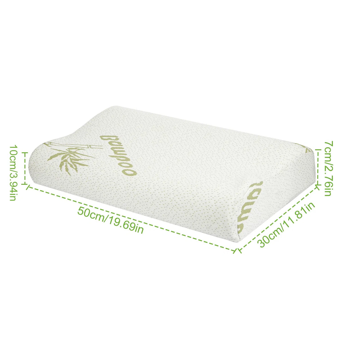 Contoured Cervical Neck Pillow for Side Sleepers