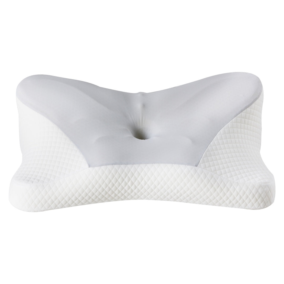 Dual-Height Contoured Memory Foam Neck Pillow