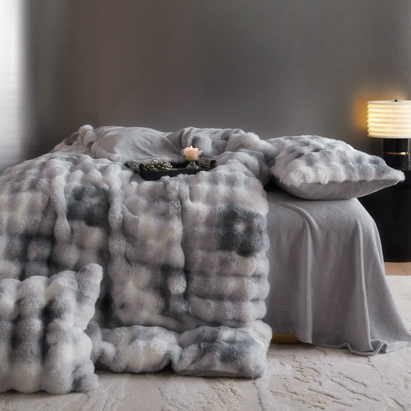 4-Piece Velvet Bedding Set