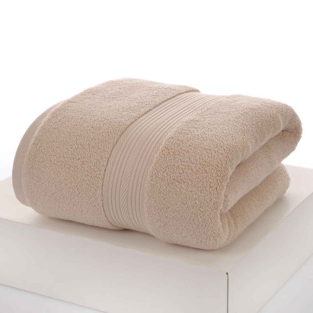 Plain Cotton Bath Towels